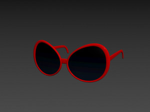 lady sunglasses 3D 模型