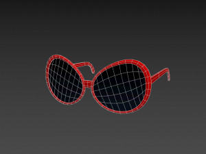 lady sunglasses 3D 模型