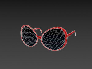 lady sunglasses 3D 模型