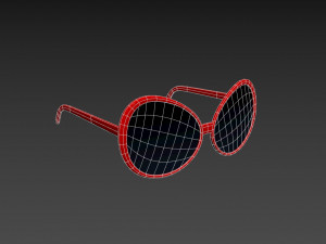 lady sunglasses 3D 模型