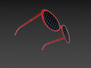 lady sunglasses 3D 模型