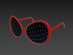 lady sunglasses 3D 模型