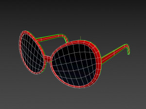 lady sunglasses 3D 模型