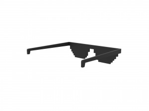 pixel sunglasses 3D Model
