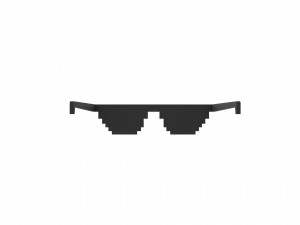 pixel sunglasses 3D Model