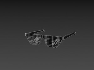 pixel sunglasses 3D Model