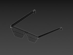 pixel sunglasses 3D Model