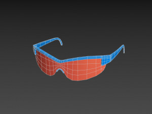cyclist sunglasses Model 3D