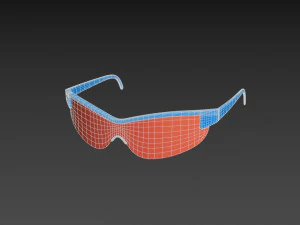 &oacute;culos de sol para ciclista Modelo 3D