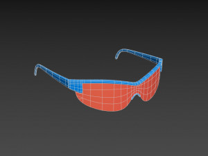 cyclist sunglasses Model 3D
