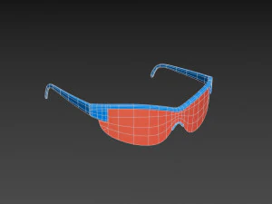 &oacute;culos de sol para ciclista Modelo 3D