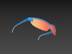 cyclist sunglasses Model 3D