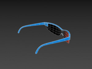 cyclist sunglasses Model 3D