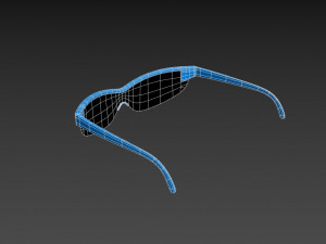 cyclist sunglasses Model 3D
