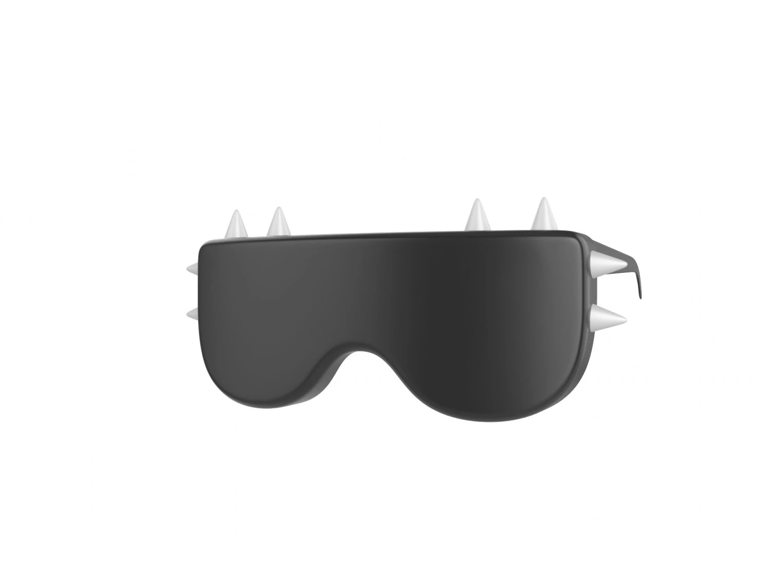 spiked sunglasses 3D Model .c4d .max .obj .3ds .fbx .stl .blend 