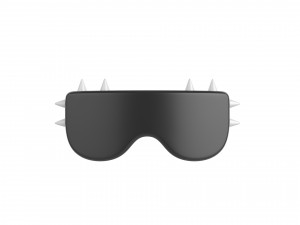 spiked sunglasses Model 3D