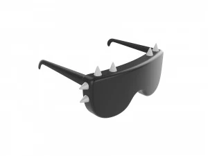 spiked sunglasses 3D Model