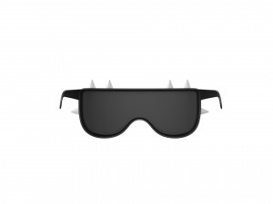 spiked sunglasses Model 3D