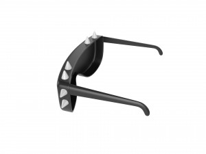 spiked sunglasses Model 3D