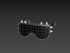 spiked sunglasses 3D Model