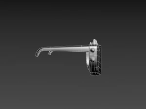 spiked sunglasses 3D Model