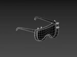 spiked sunglasses 3D Model