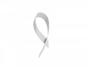 white ribbon 3D Model