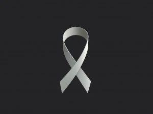 white ribbon 3D Model