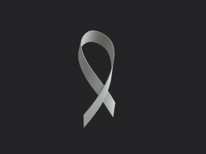 white ribbon 3D मॉडल