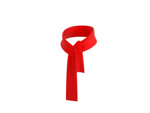 red scarf 3D Model