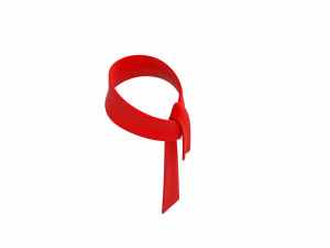 red scarf 3Dモデル
