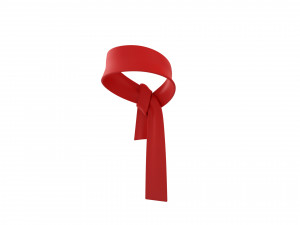 red scarf 3Dモデル