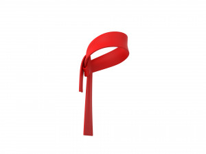 red scarf 3Dモデル
