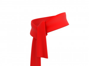 red scarf 3Dモデル