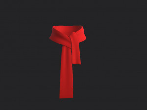 red scarf 3Dモデル