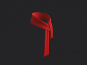 red scarf 3Dモデル
