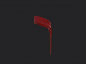 red scarf 3Dモデル