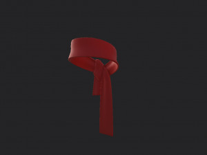 red scarf 3Dモデル