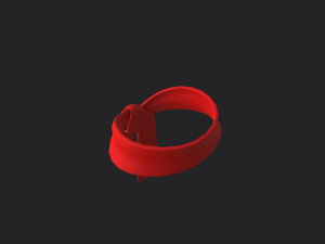 red scarf 3Dモデル
