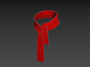 red scarf 3Dモデル