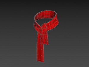 red scarf 3Dモデル