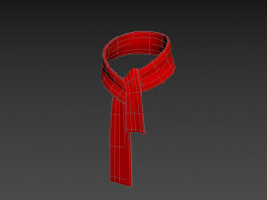 red scarf 3Dモデル