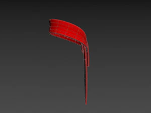 rode sjaal 3D Model