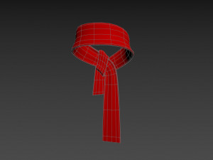red scarf 3Dモデル