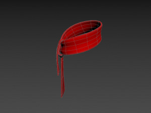 red scarf 3Dモデル