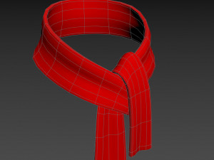 red scarf 3Dモデル