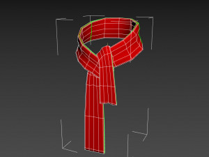 red scarf 3Dモデル