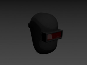 welding mask 3D 模型