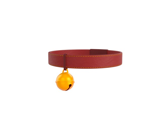 cat collar 3D मॉडल .c4d .max .obj .3ds .fbx .stl .blend 