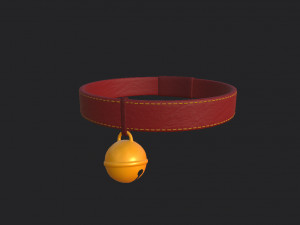 cat collar 3D मॉडल